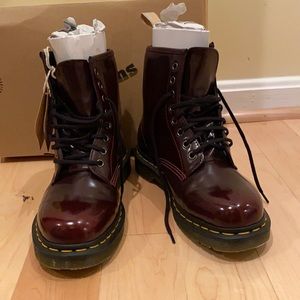 Dr. Martens Cherry Red boots